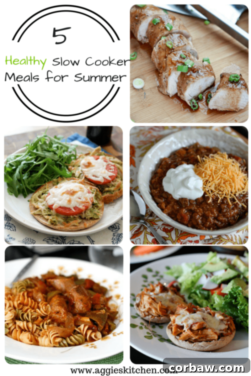 Healthy Slow Cooker Meals for Summer
