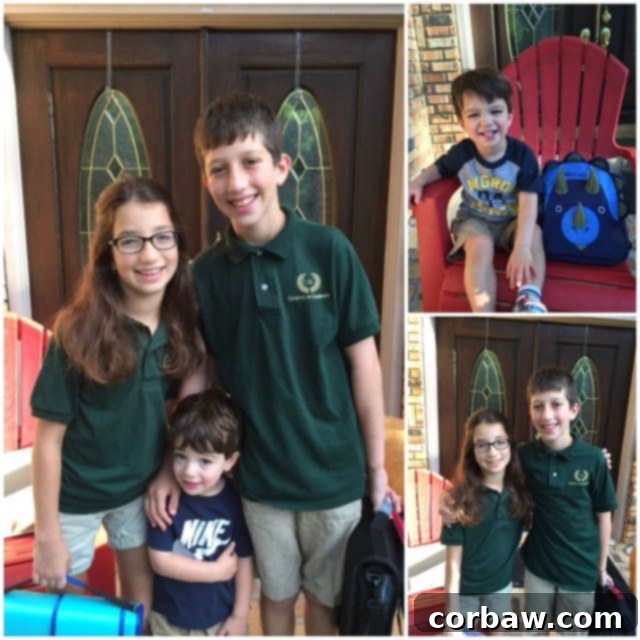 Back To School 2015 Collage featuring smiling children ready for their new school year adventures.