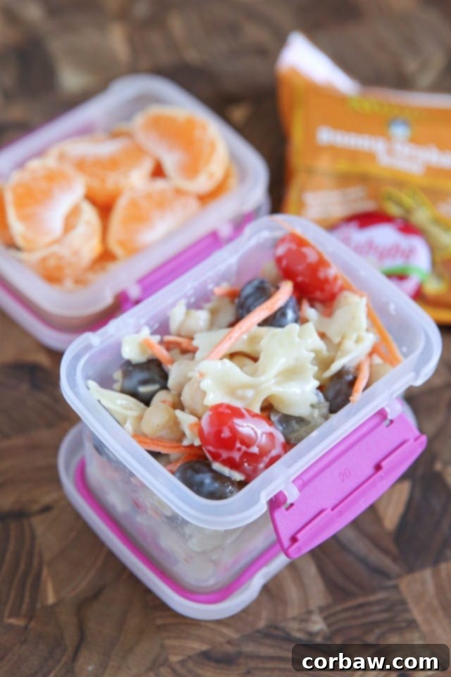 Caesar Pasta Salad with Chickpeas