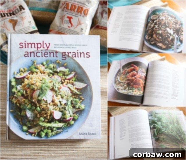 Simply Ancient Grains cookbook by Maria Speck