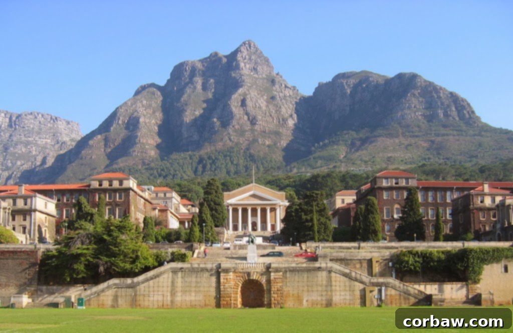 Scenic view of Cape Town