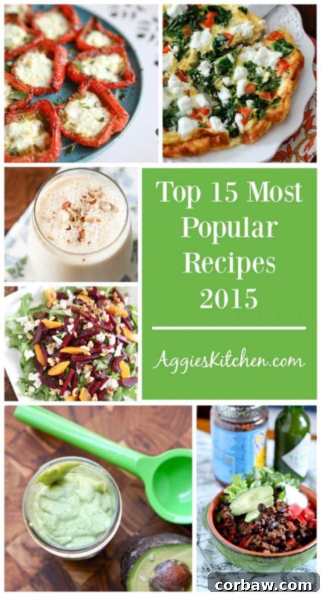Top 15 Most Popular Recipes From 2015 | Aggie's Kitchen