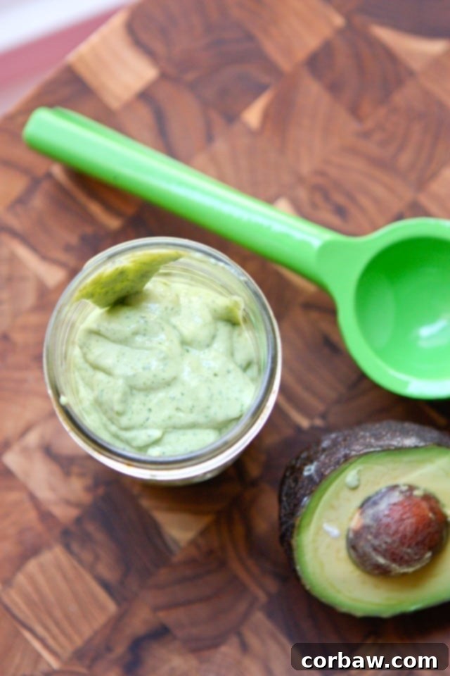 Creamy Avocado Dressing