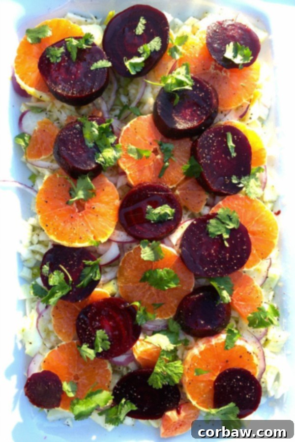 Friday Vibes 3 10 Orange Beet Fennel Salad from Reluctant Entertainer