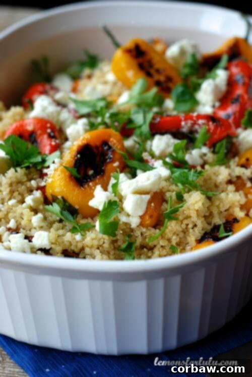 Healthy Quinoa for Summer Days 17 Quinoa-with-Roasted-Peppers