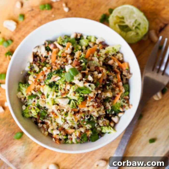 Healthy Quinoa for Summer Days 22 Thai Veggie Quinoa Bowls