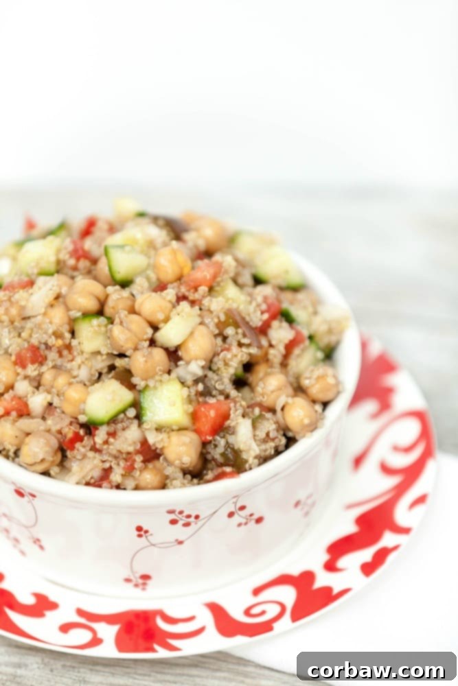Healthy Quinoa for Summer Days 25 Mediterranean-quionoa-chickpea-salad