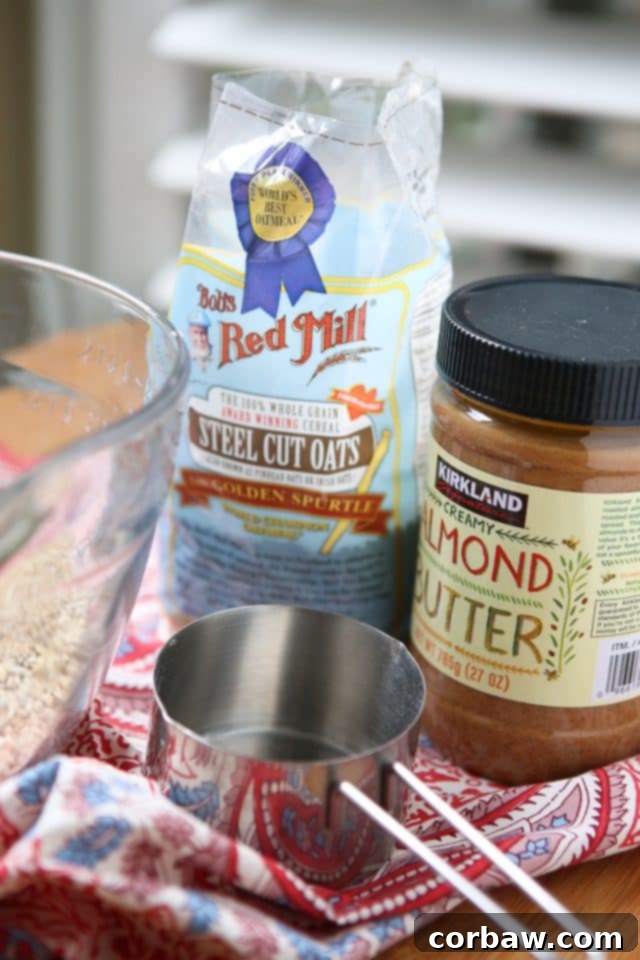 Baked Strawberry Almond Steel Cut Oats 3 Great for feeding a crowd at breakfast, or for meal prep! My family loves this Strawberry Almond Baked Steel Cut Oatmeal - add yogurt and fresh fruit for a powerful start to your day! Recipe via aggieskitchen.com
