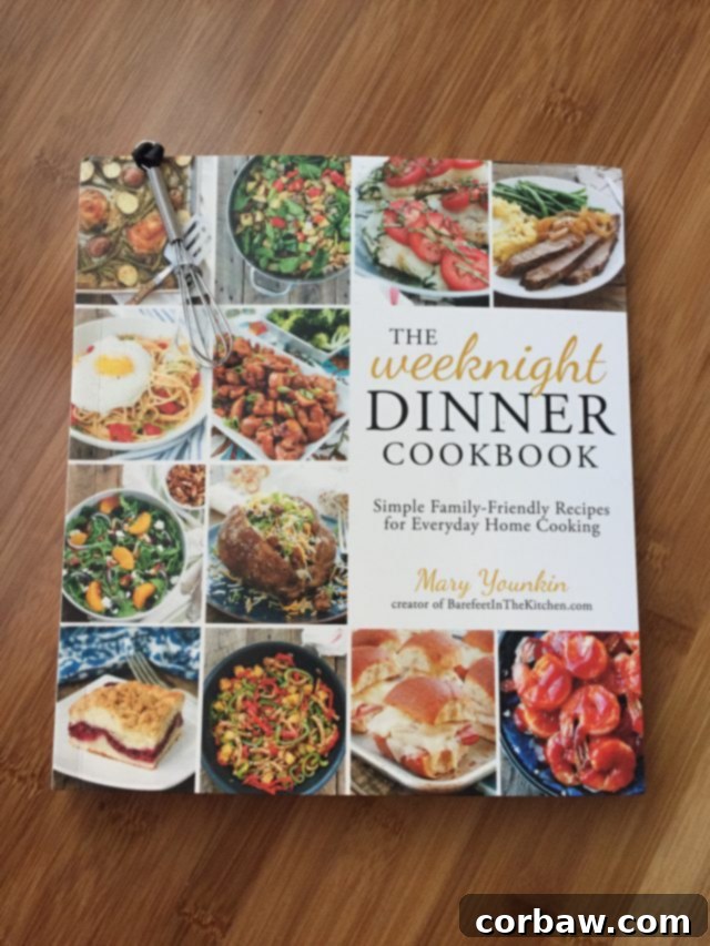 One-Pan Cheesy Southwest Beef and Potatoes 5 The Weeknight Dinner Cookbook by Mary Younkin of BarefeetintheKitchen.com, a perfect resource for easy family dinners.