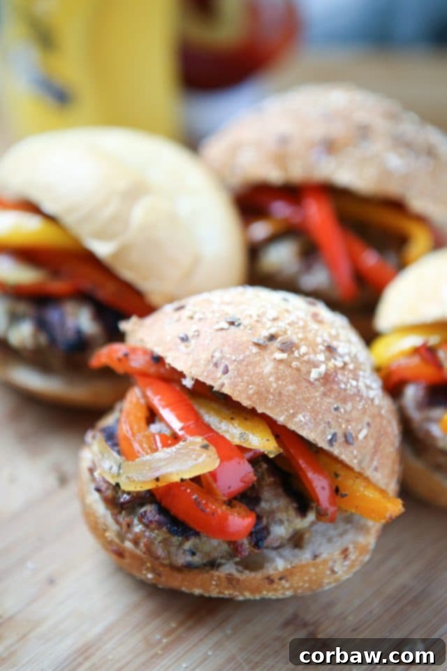 Little Italy Turkey Sausage Sliders 2 You'll love these Italian Turkey Sausage Sliders - blended with mushrooms for extra nutrition!