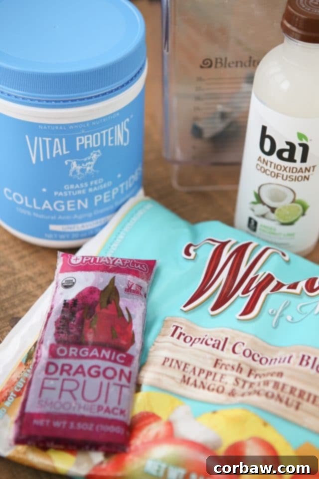 Give your body a boost of nutrition and hydration with this gorgeous Dragon Fruit Smoothie. 