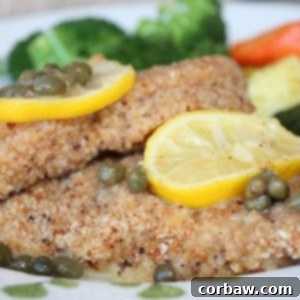 chicken piccata with lemon and capers