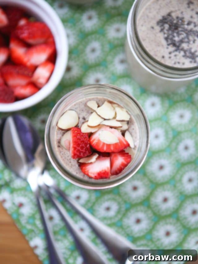 Cinnamon Peanut Butter Chia Seed Pudding with Fresh Toppings Top your Cinnamon Peanut Butter Chia Seed Pudding with fresh fruit and nuts for an extra delicious and wholesome snack or dessert.