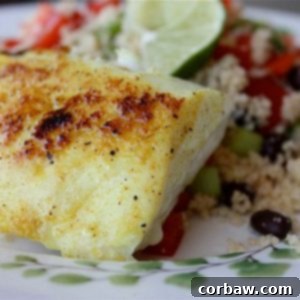 Adobo Red Snapper with Confetti Couscous on a plate, a healthy fish meal