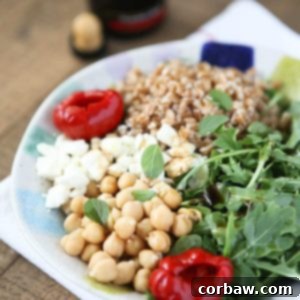 Mediterranean Farro, Arugula and Chickpea Salad 3 img 14302 5