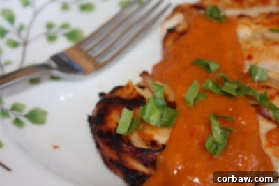 Grilled Chicken with Mango Barbeque Sauce