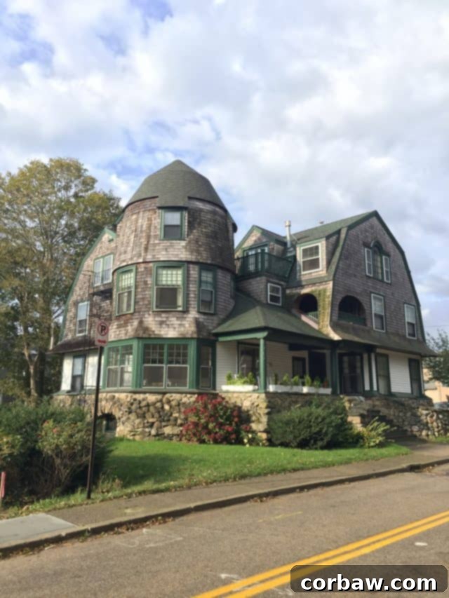 Historic home with classic New England architecture in Narragansett
