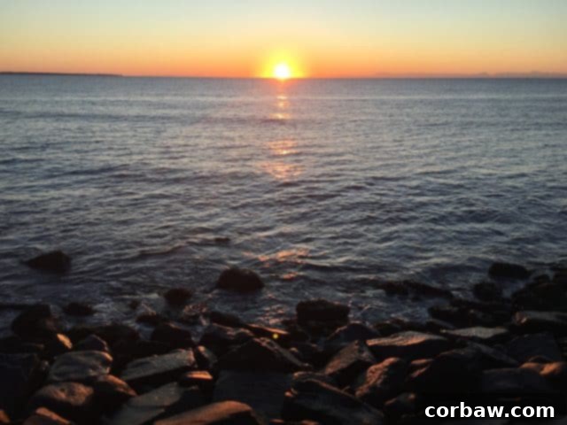 Interior of a remodeled, contemporary room at Ocean Rose Inn