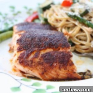 This healthy Salmon with Sweet Spicy Rub is the perfect recipe to introduce salmon to your family! Full of flavor, packed with protein & easy to make! An Ellie Krieger recipe via aggieskitchen.com