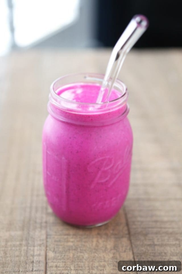 My 2017: Favorite Recipes & Life's Latest Chapters 4 Give your body a boost of nutrition and hydration with this gorgeous Dragon Fruit Smoothie, a vibrant and refreshing tropical blend.