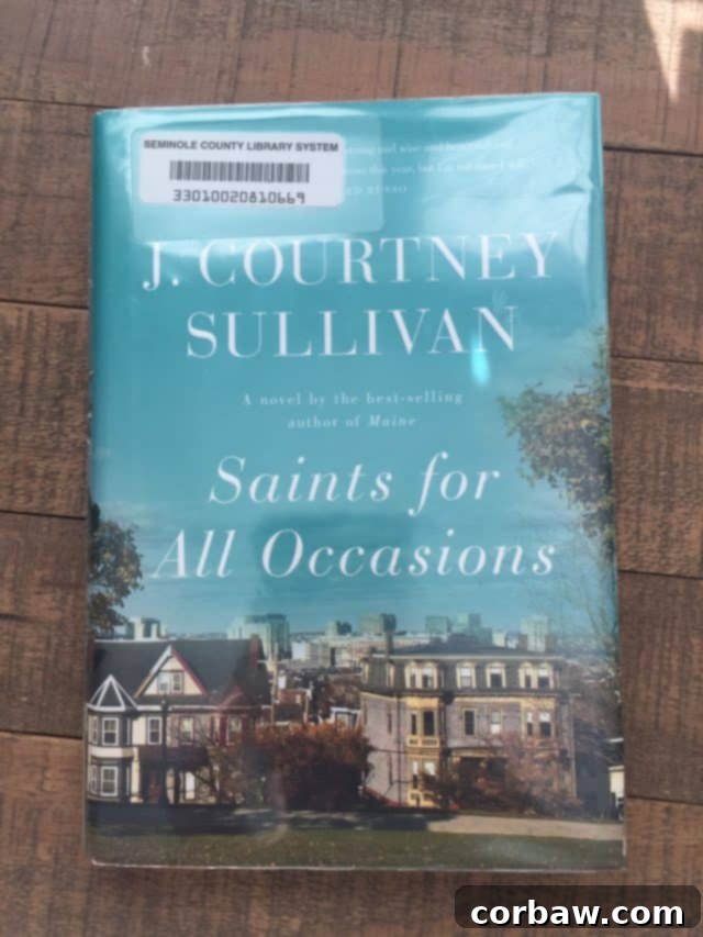 2017 Reading Rewind: All My Books & Top Picks 11 Book cover for 'Saints For All Occasions' by J. Courtney Sullivan.