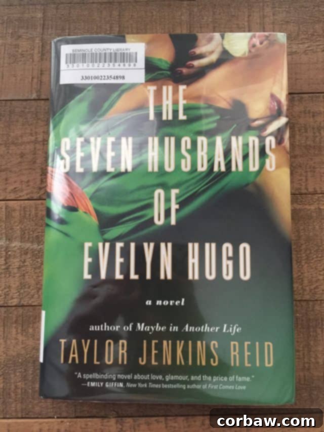 2017 Reading Rewind: All My Books & Top Picks 12 Book cover for 'The Seven Husbands of Evelyn Hugo' by Taylor Jenkins Reid.