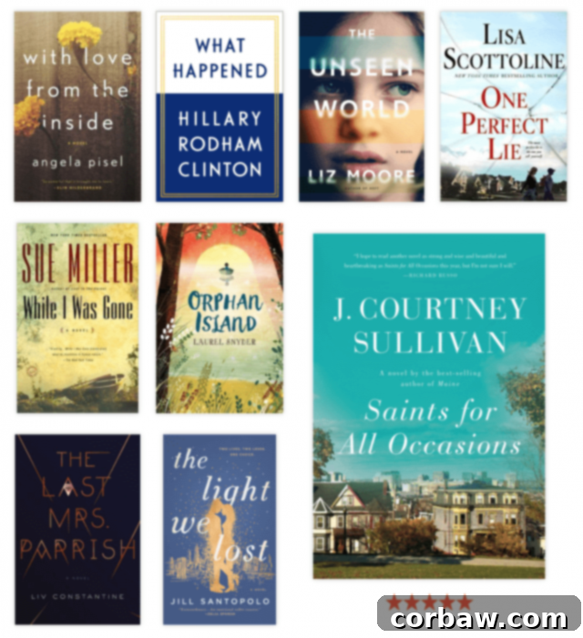 2017 Reading Rewind: All My Books & Top Picks 7 Collage of book covers from the fifth section of the 2017 reading list, featuring 'The Last Mrs. Parrish' and 'The Light We Lost'.