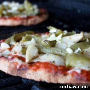 Spicy Grilled Naan Pizzas 2 Grilled Stinger Naan Pizza - finished product ready to serve