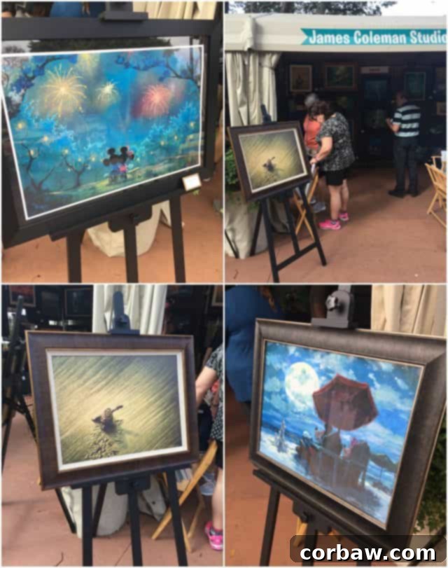 Epcot's Global Canvas 2018 5 Artwork from James Coleman Studios