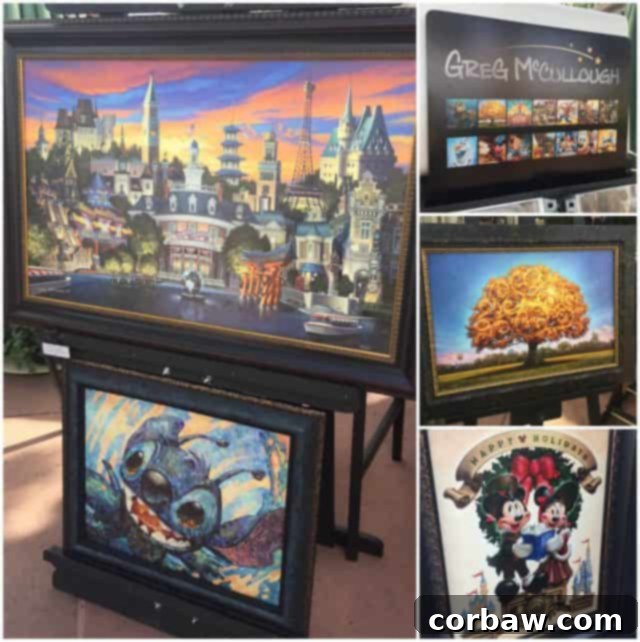 Epcot's Global Canvas 2018 7 Artwork by Greg McCullough