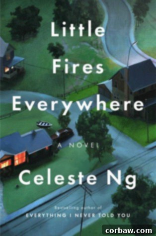 February's Literary Adventures 5 Book cover for Little Fires Everywhere by Celeste Ng