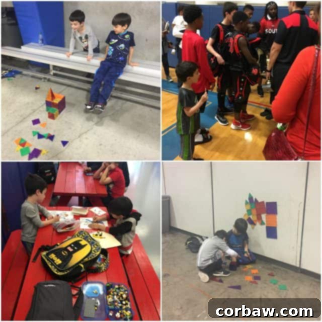 Zesty Homemade Greek Lemon Vinaigrette 3 Another candid image of children happily engaged in play, illustrating the importance of keeping younger kids occupied during extensive family activities and travel sports.