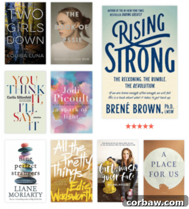 Final group of book covers from the 2018 reading challenge, including The Book of Essie and A Place For Us.