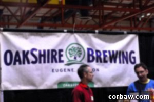 Oakshire Brewing branding and festival tent