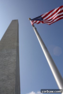 A serene view of the Lincoln Memorial Reflecting Pool leading towards the Washington Monument