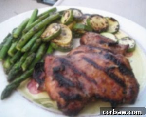Soy Marinated Grilled Chicken Thighs