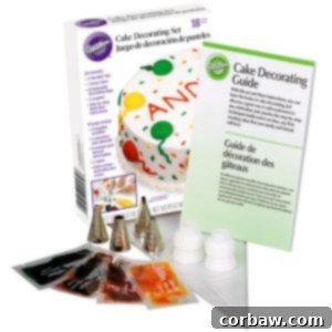 Piping bags, tips, and food coloring