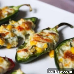 Cheese Corn Stuffed Jalapenos Recipe