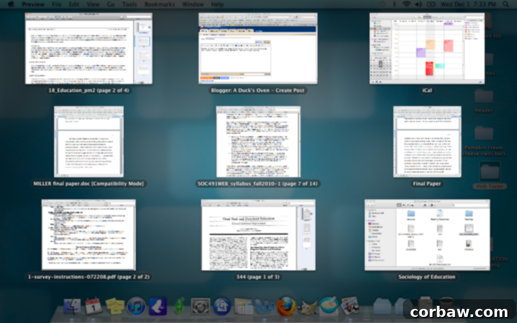 Computer screen with many open tabs during finals