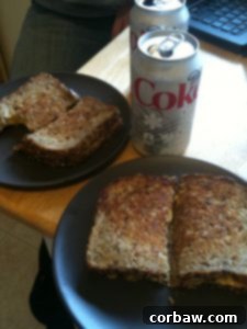 Grilled cheese with chipotle-mayo, a creative student lunch