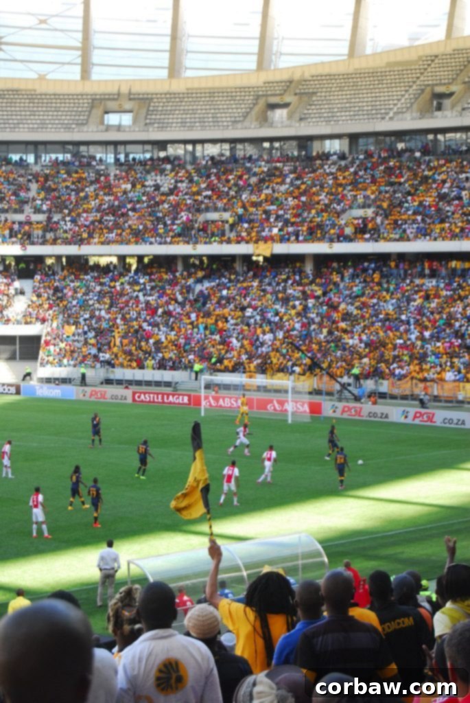 Cape Town Stadium's Sunday Soccer Spectacle 5 A Duck's Oven: Soccer at Cape Town Stadium. A recap of the Ajax vs. Kaiser Chiefs match in Cape Town, South Africa!