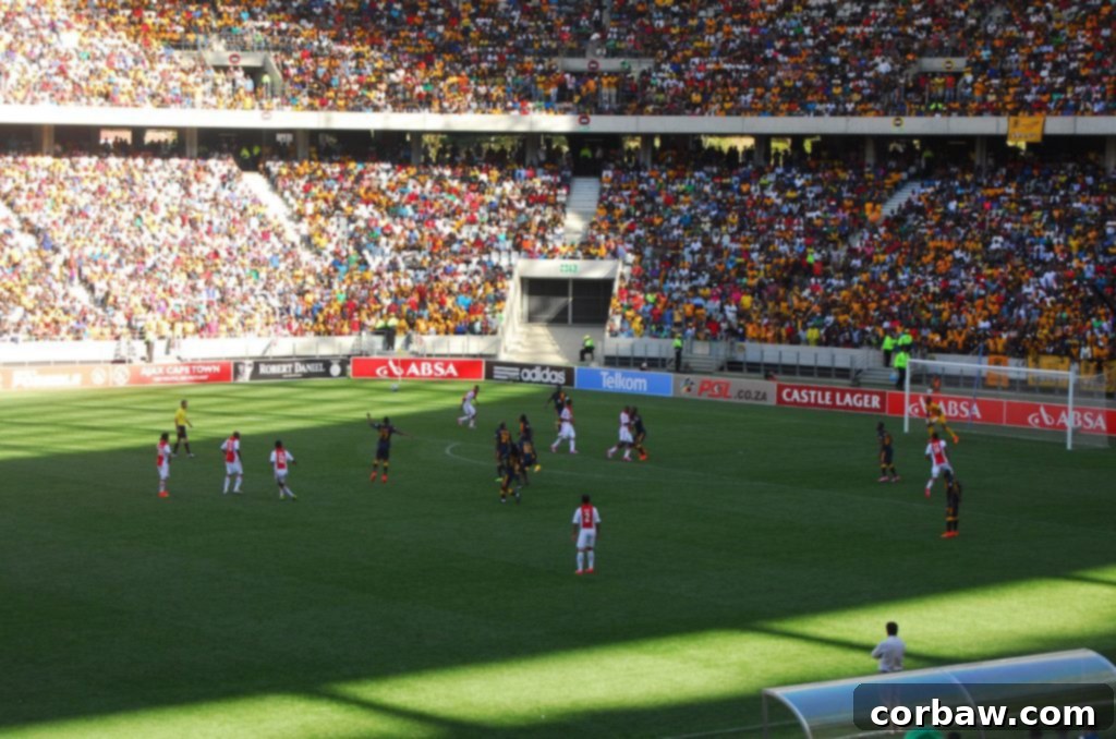 Cape Town Stadium's Sunday Soccer Spectacle 6 A Duck's Oven: Soccer at Cape Town Stadium. A recap of the Ajax vs. Kaiser Chiefs match in Cape Town, South Africa!