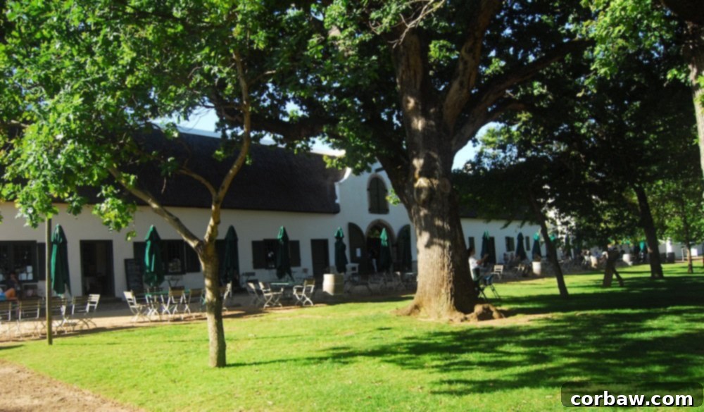 Historic Groot Constantia Building with Elegant Facade