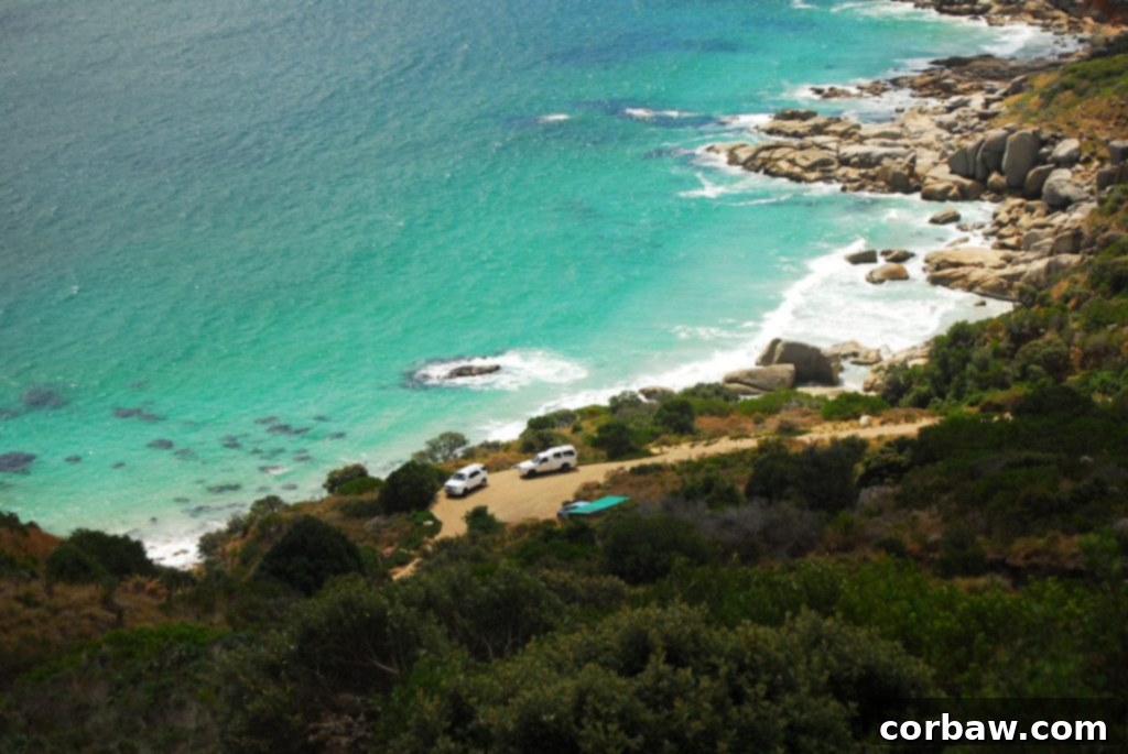 Chapman's Peak Drive on A Duck's Oven. The gorgeous stretch of road on the coast between Hout Bay and Noordhoek just outside Cape Town, South Africa.
