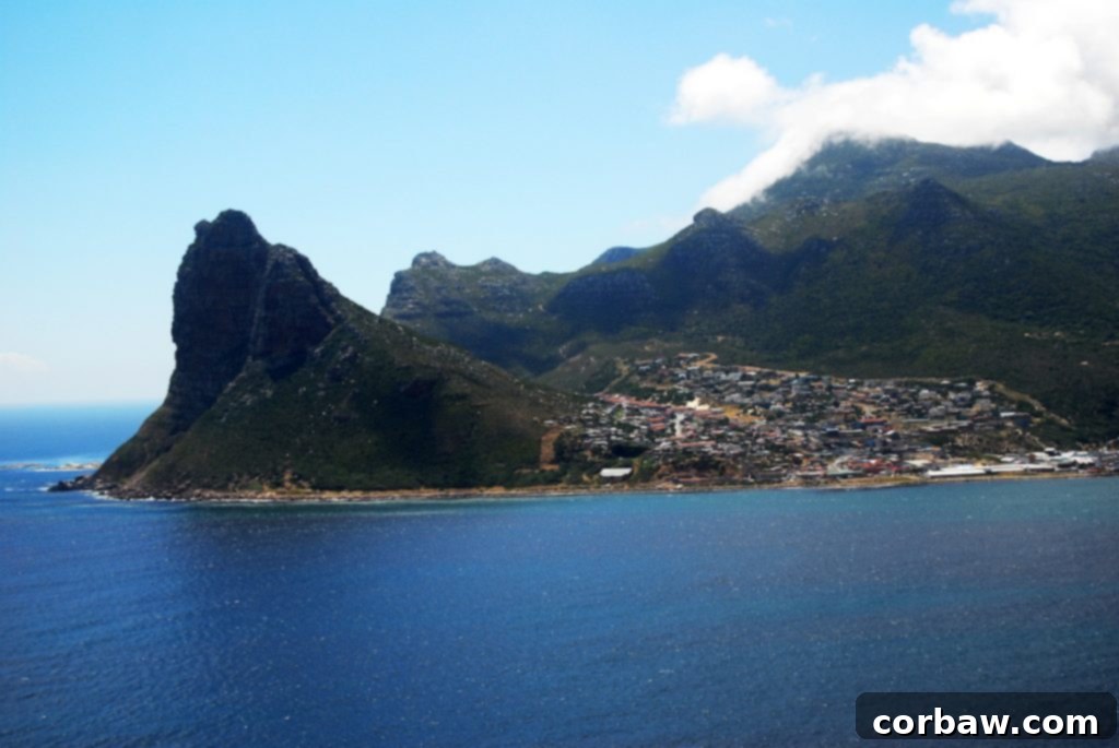 Chapman's Peak Drive on A Duck's Oven. The gorgeous stretch of road on the coast between Hout Bay and Noordhoek just outside Cape Town, South Africa.