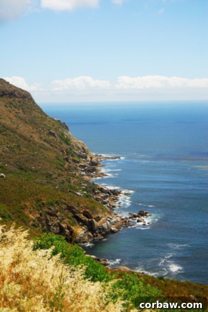 Chapman's Peak Drive on A Duck's Oven. The gorgeous stretch of road on the coast between Hout Bay and Noordhoek just outside Cape Town, South Africa.