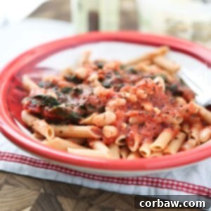 Rustic Swiss Chard and White Bean Pasta 7 img 3446 6