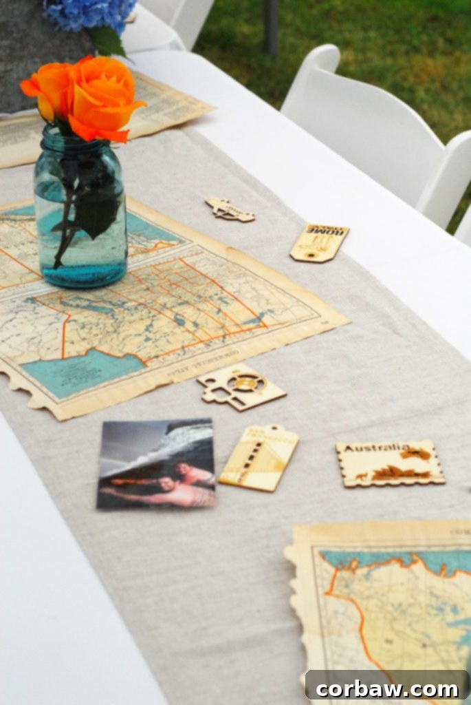 Wanderlust and Wedding Bells 22 table-runner