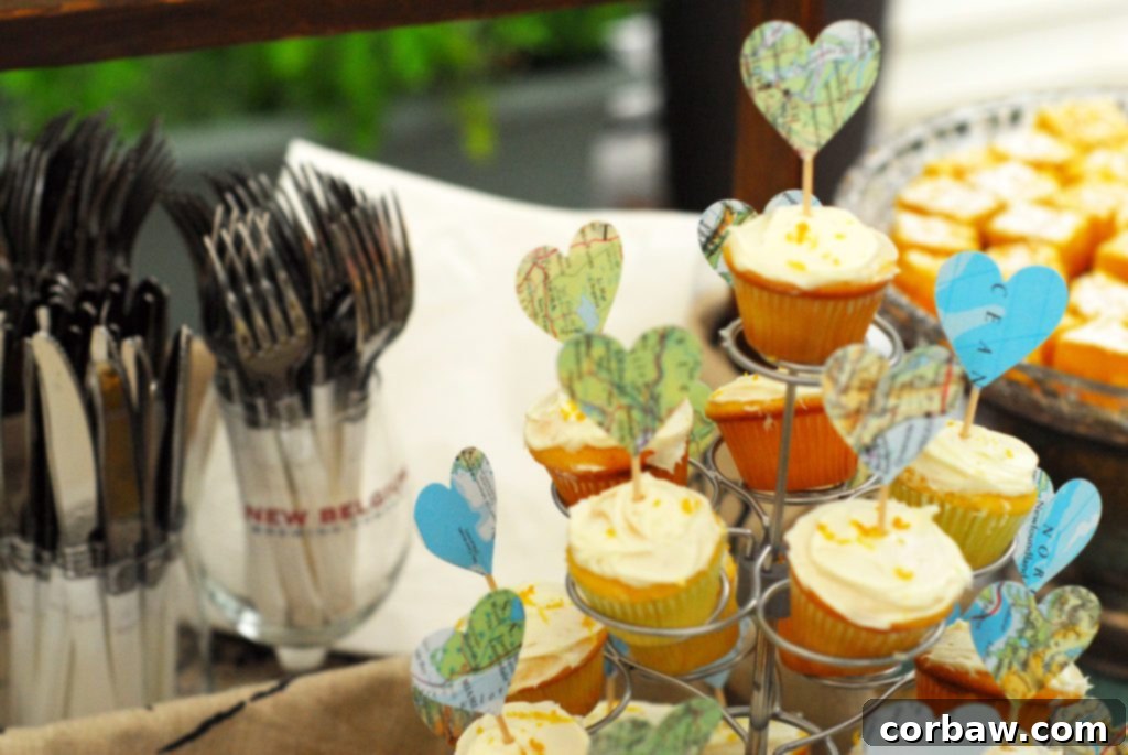 Wanderlust and Wedding Bells 9 cupcakes