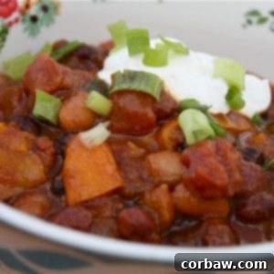 Hearty Slow Cooker Pumpkin Three-Bean Chili 2 img 3647 3